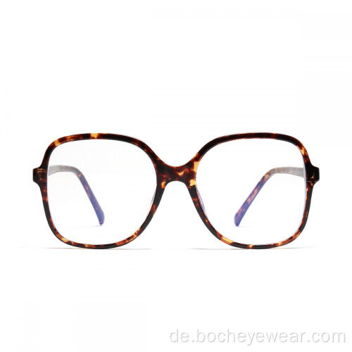 Quadratische Anti-Blaulicht-Blockierungsbrille mit individuellem Logo